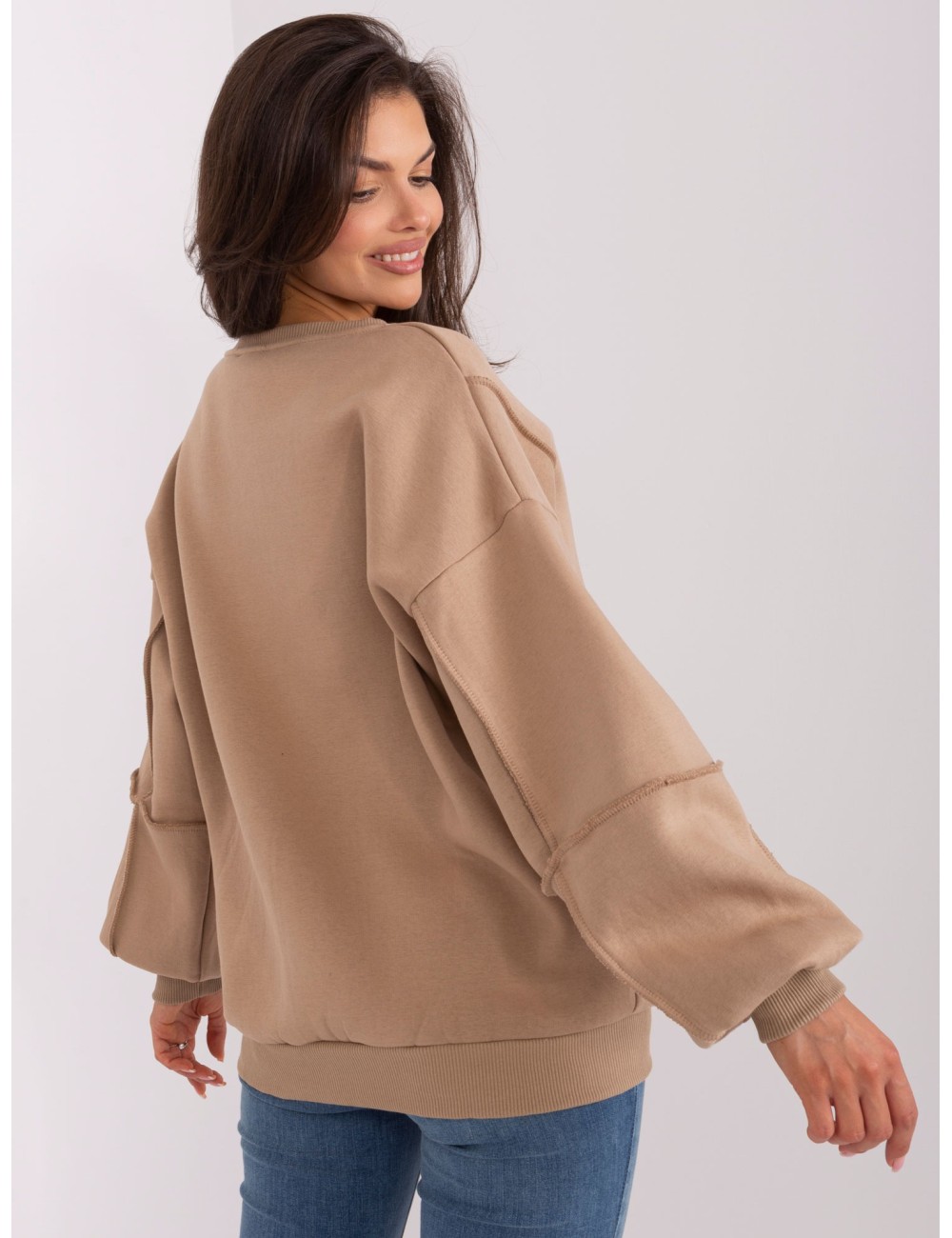Bluza bez kaptura z okrągłym dekoltem