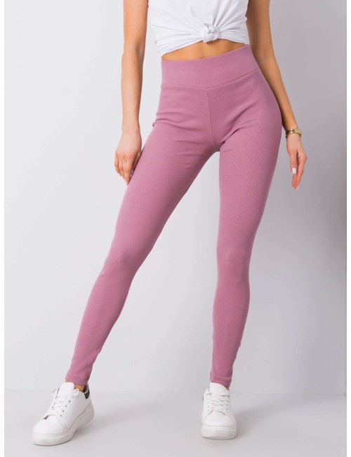 Legginsy basic w prążek