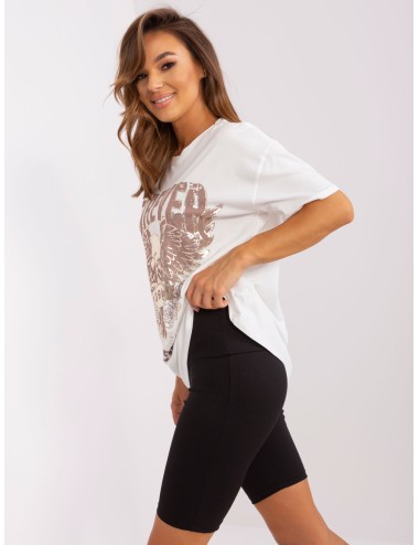 Bawełniany t-shirt z nadrukiem OCH BELLA