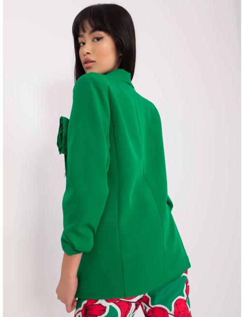 Elegancka marynarka z kwiatem