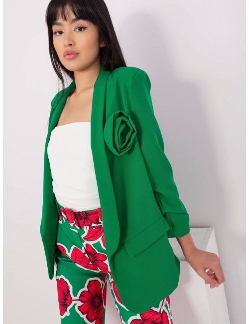 Elegancka marynarka z kwiatem