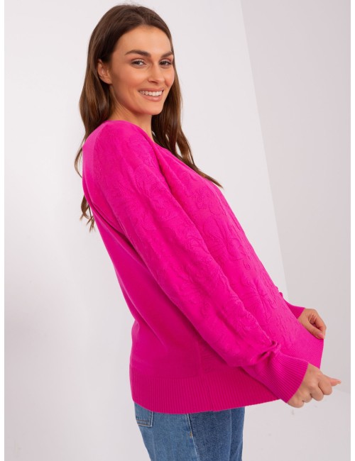 Damski sweter klasyczny z bawełną