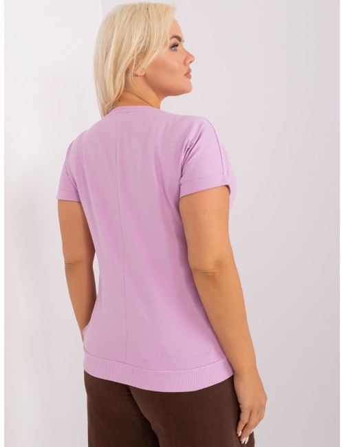 Bluzka plus size z naszywką