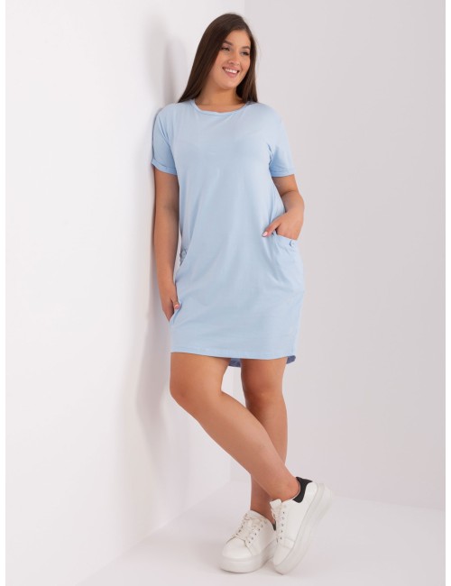 Dresowa sukienka plus size z bawełny