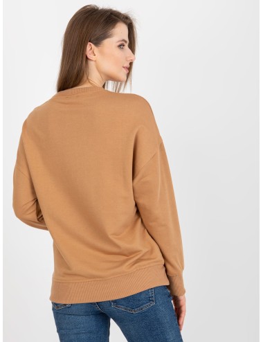Bluza basic bez kaptura z okrągłym dekoltem