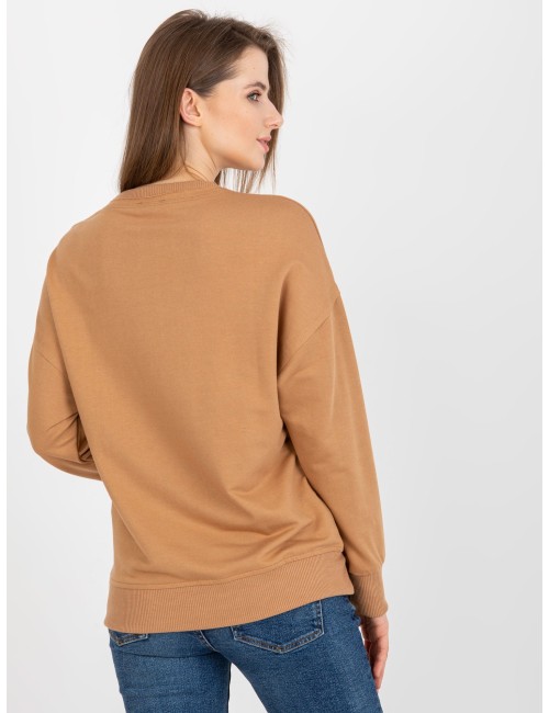 Bluza basic bez kaptura z okrągłym dekoltem