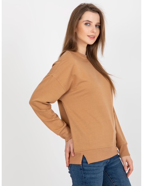 Bluza basic bez kaptura z okrągłym dekoltem