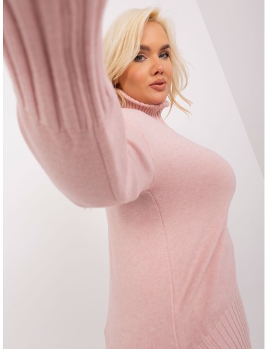 Damski sweter plus size z wiskozą