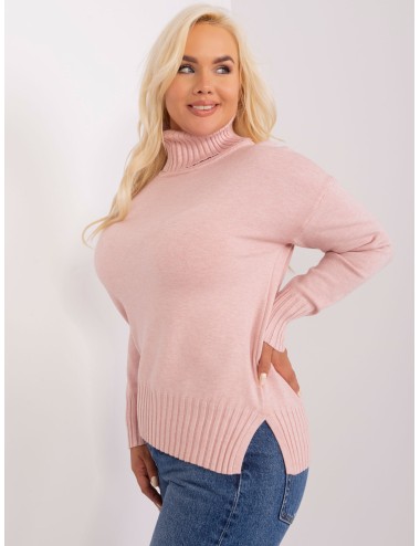 Damski sweter plus size z wiskozą