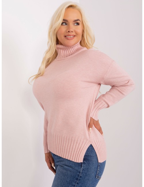 Damski sweter plus size z wiskozą