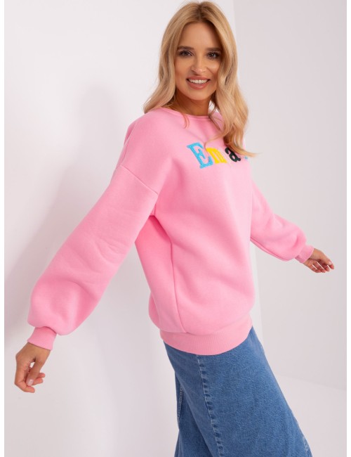 Miętowa bluza damska bez kaptura