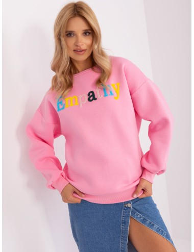 Miętowa bluza damska bez kaptura