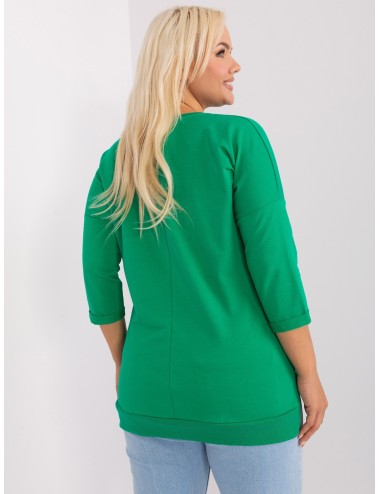 Bluzka damska plus size z bawełny