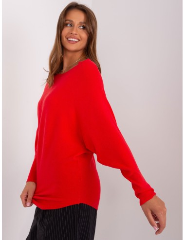Damski sweter oversize o kroju nietoperza