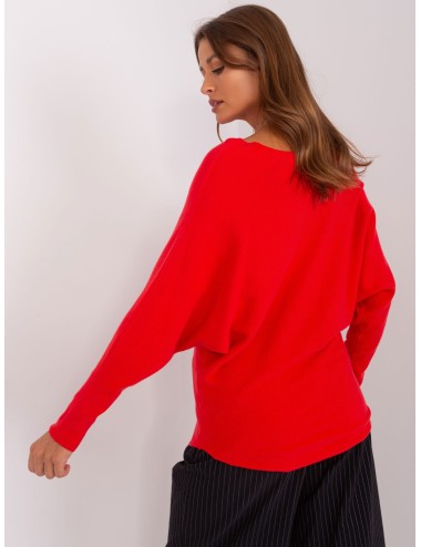 Damski sweter oversize o kroju nietoperza