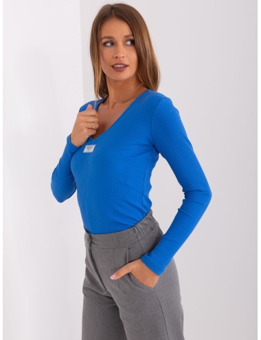 Damska bluzka longsleeve z bawełny
