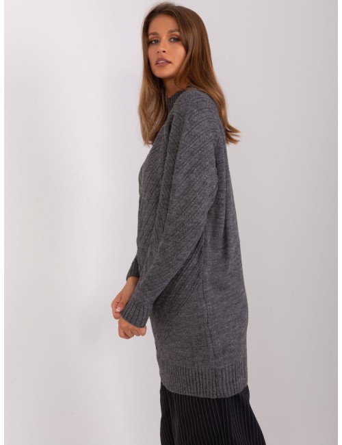 Sweter oversize ze ściągaczami