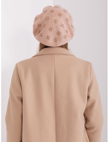 Damski beret z aplikacją