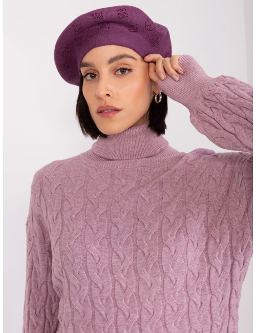 Beret z kaszmirem