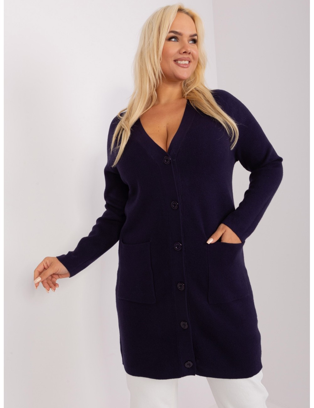 Sweter plus size z wiskozą