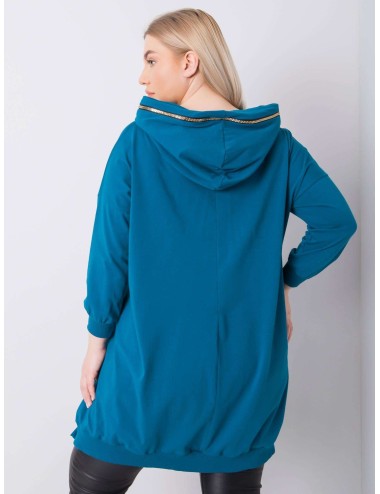 Bluza plus size z kapturem