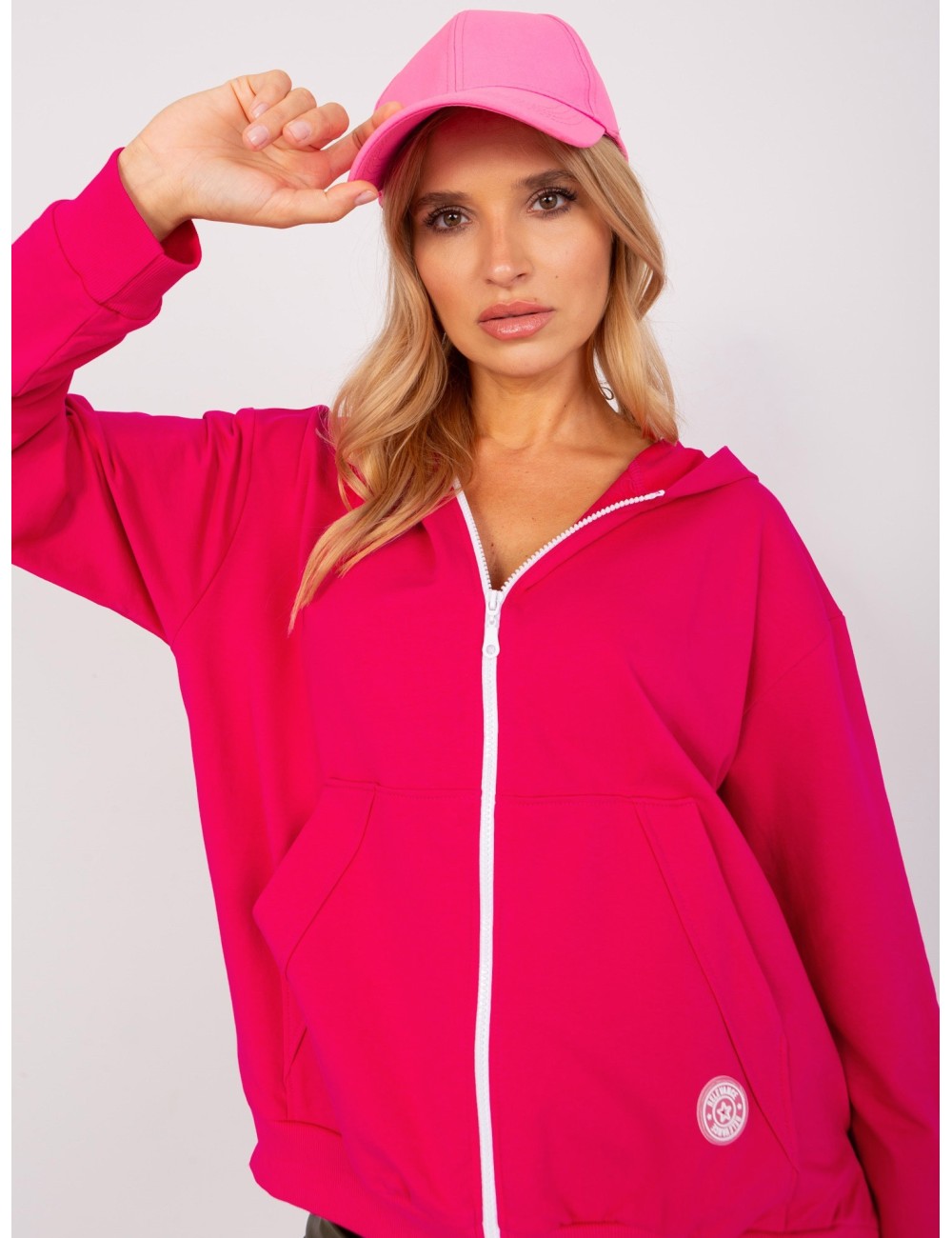 Bluza rozpinana o asymetrycznym kroju