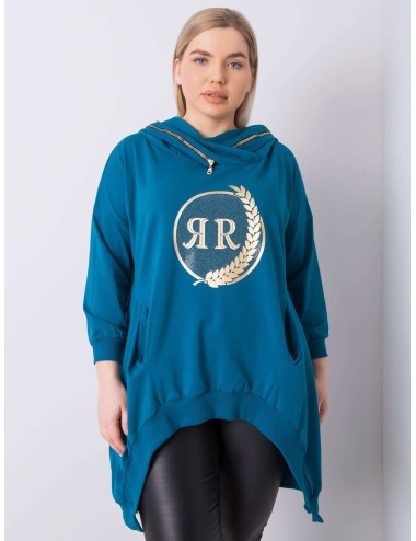 Bluza plus size z kapturem