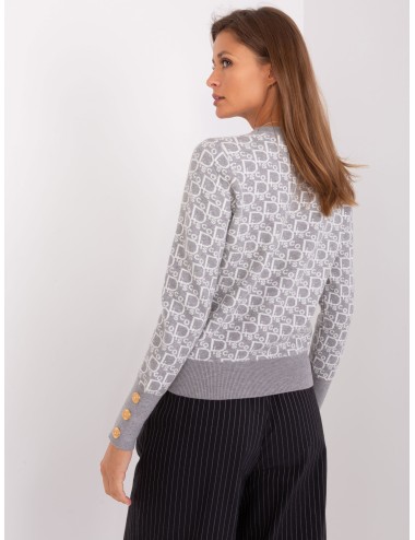 Sweter klasyczny z okrągłym dekoltem