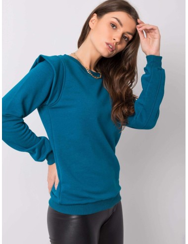RUE PARIS Morska bluza z bawełny