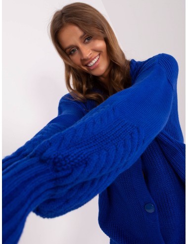 Sweter rozpinany o kroju oversize
