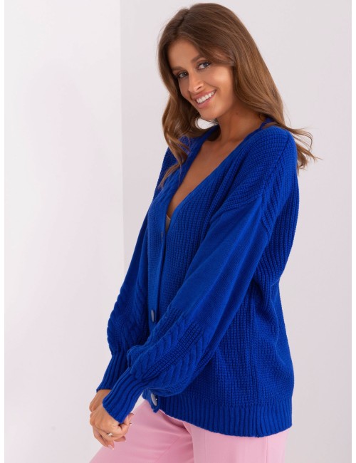 Sweter rozpinany o kroju oversize
