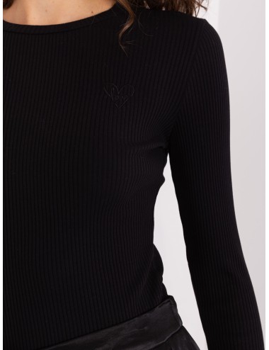 Bluzka basic longsleeve w prążki