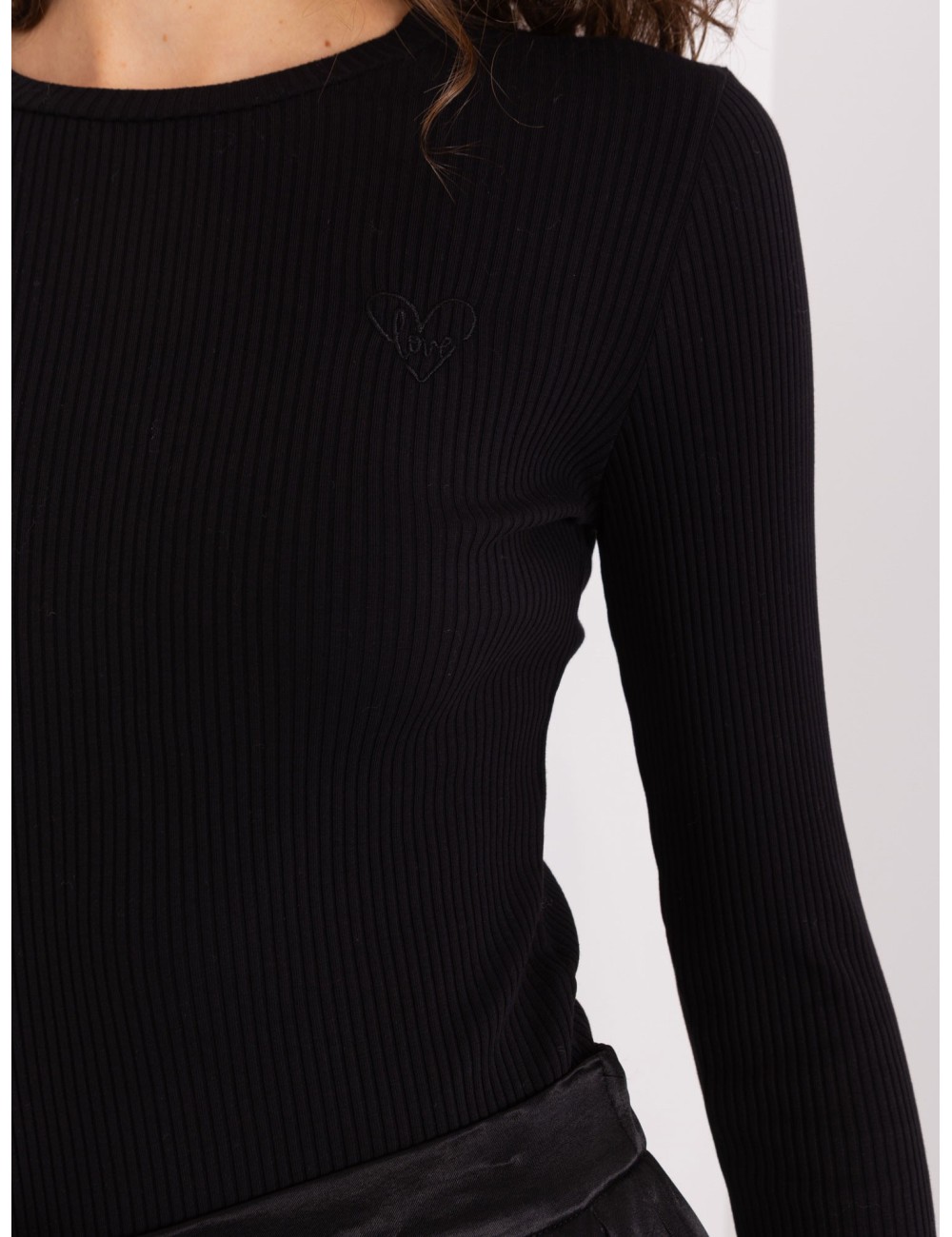 Bluzka basic longsleeve w prążki
