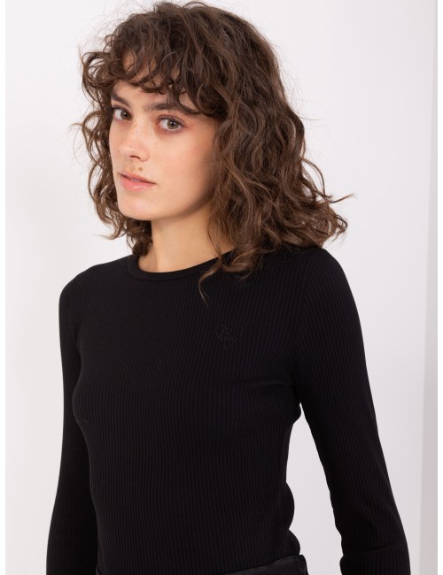 Bluzka basic longsleeve w prążki