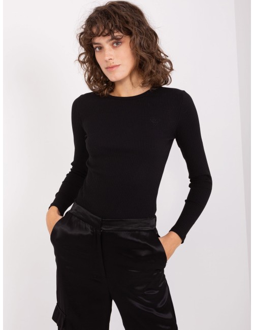 Bluzka basic longsleeve w prążki