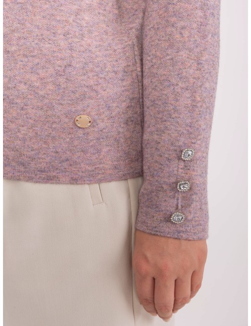 Sweter-PM-SW-PM1020.12P-ciemny bezowy