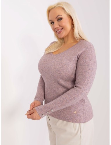Sweter-PM-SW-PM1020.12P-ciemny bezowy