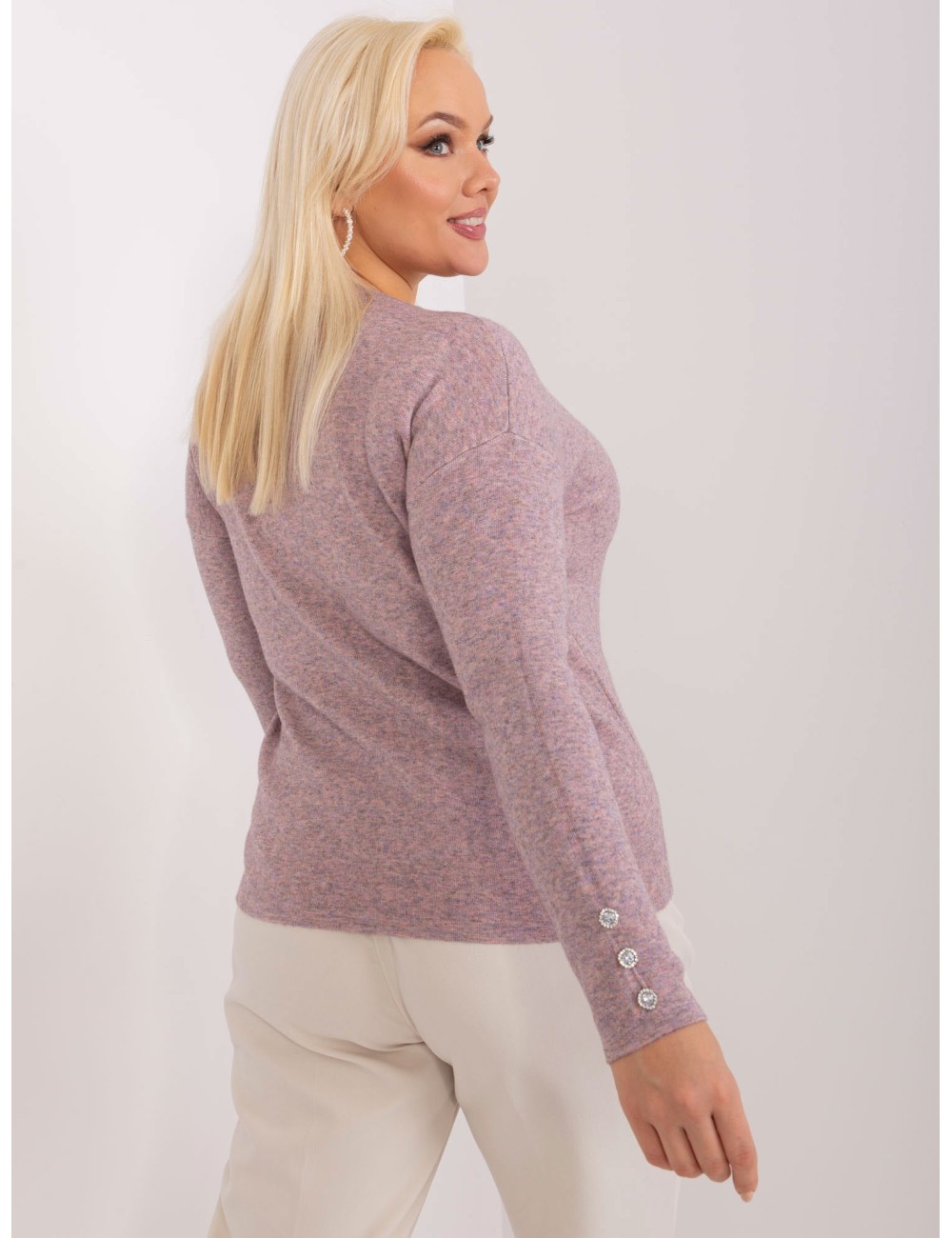 Sweter-PM-SW-PM1020.12P-ciemny bezowy