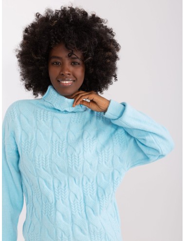 Sweter-AT-SW-23401.97P-ciemny bezowy