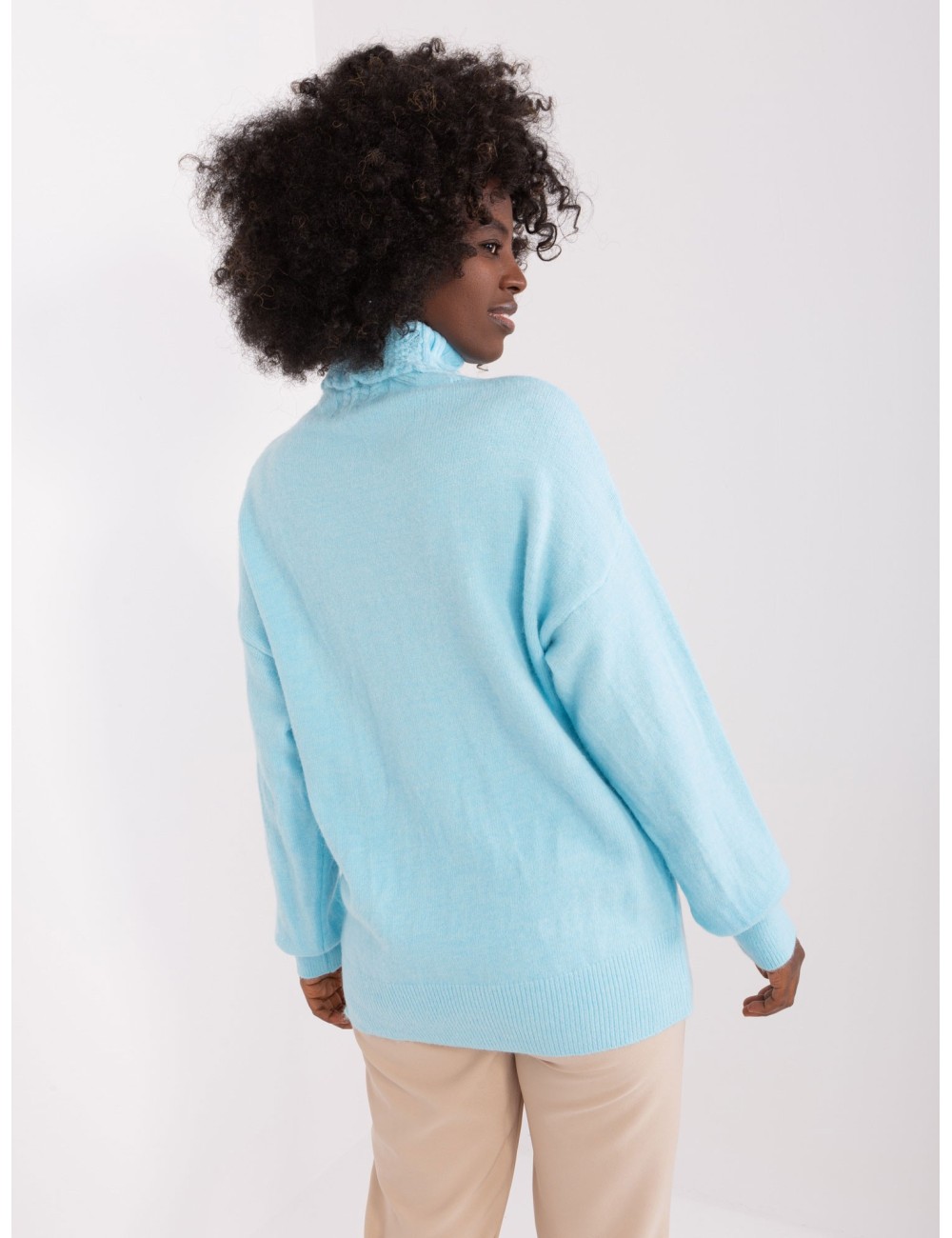 Sweter-AT-SW-23401.97P-ciemny bezowy