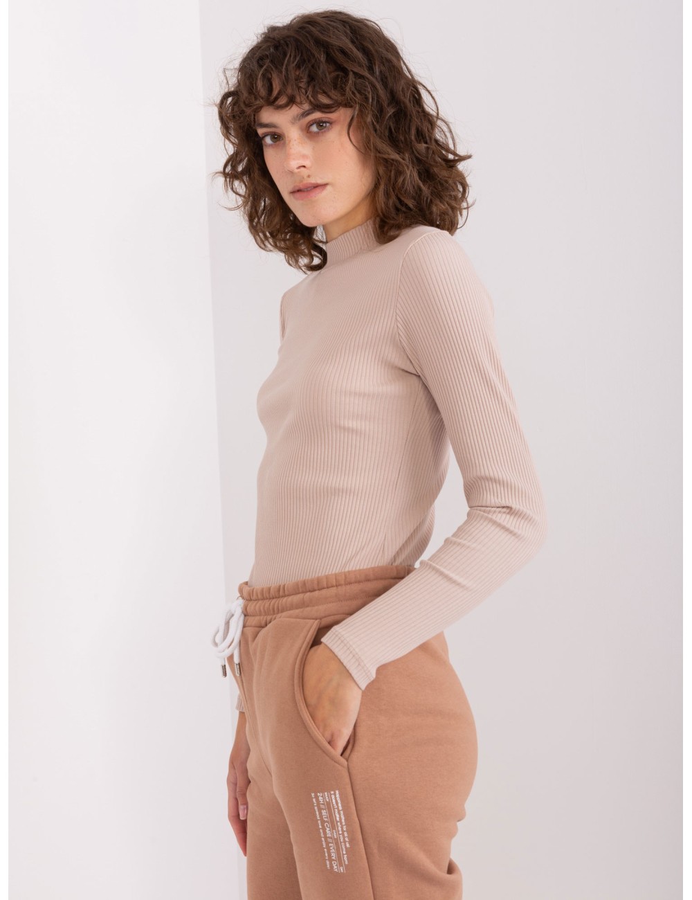 Damska bluzka w prążek BASIC FEEL GOOD