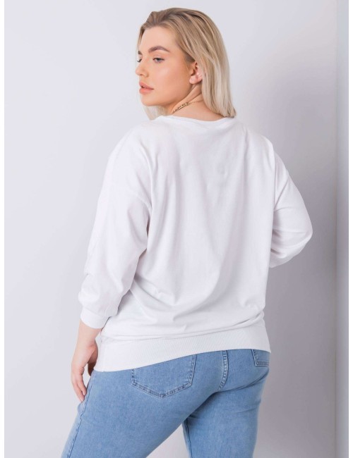Bluzka plus size z bawełny