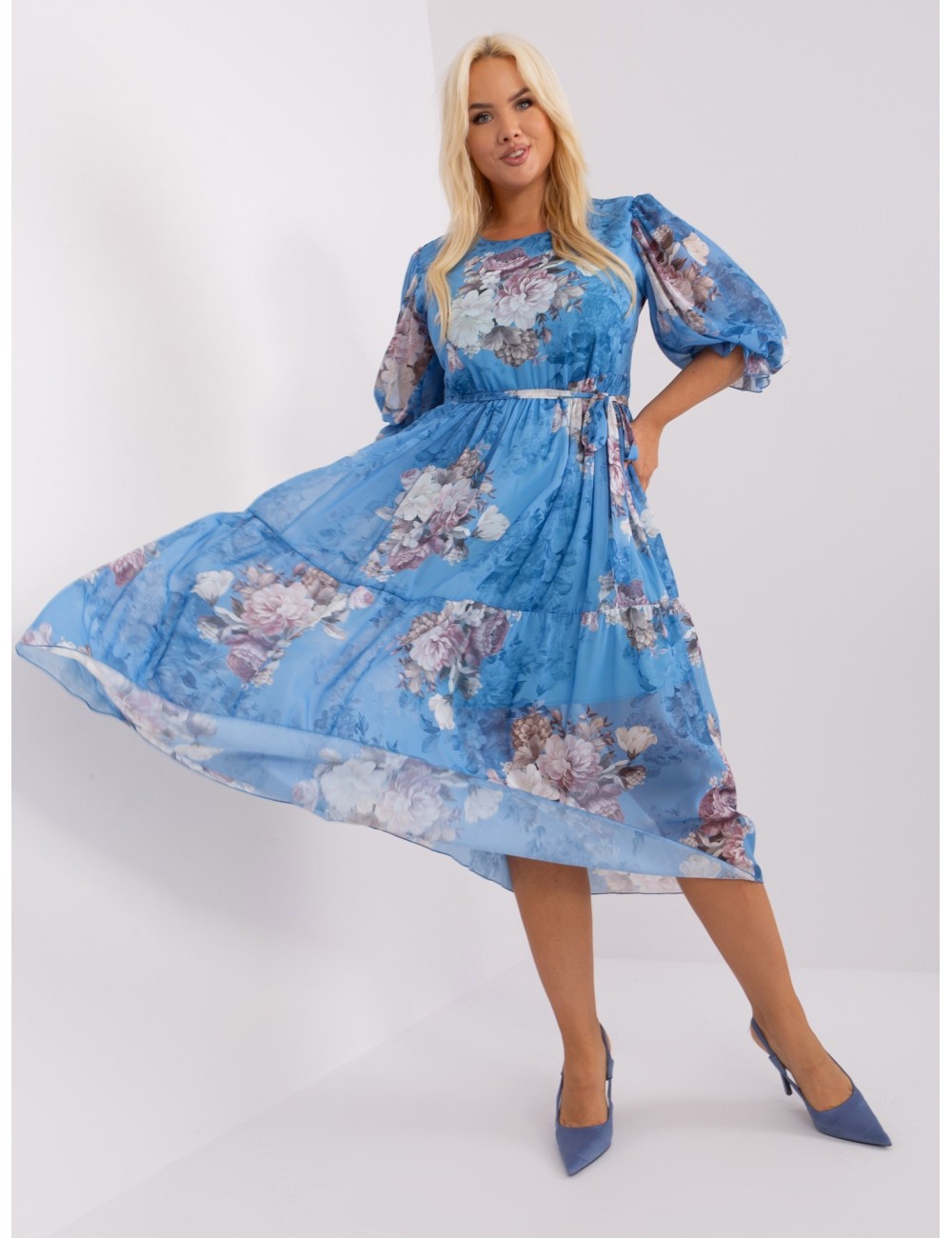 Sukienka plus size we wzory