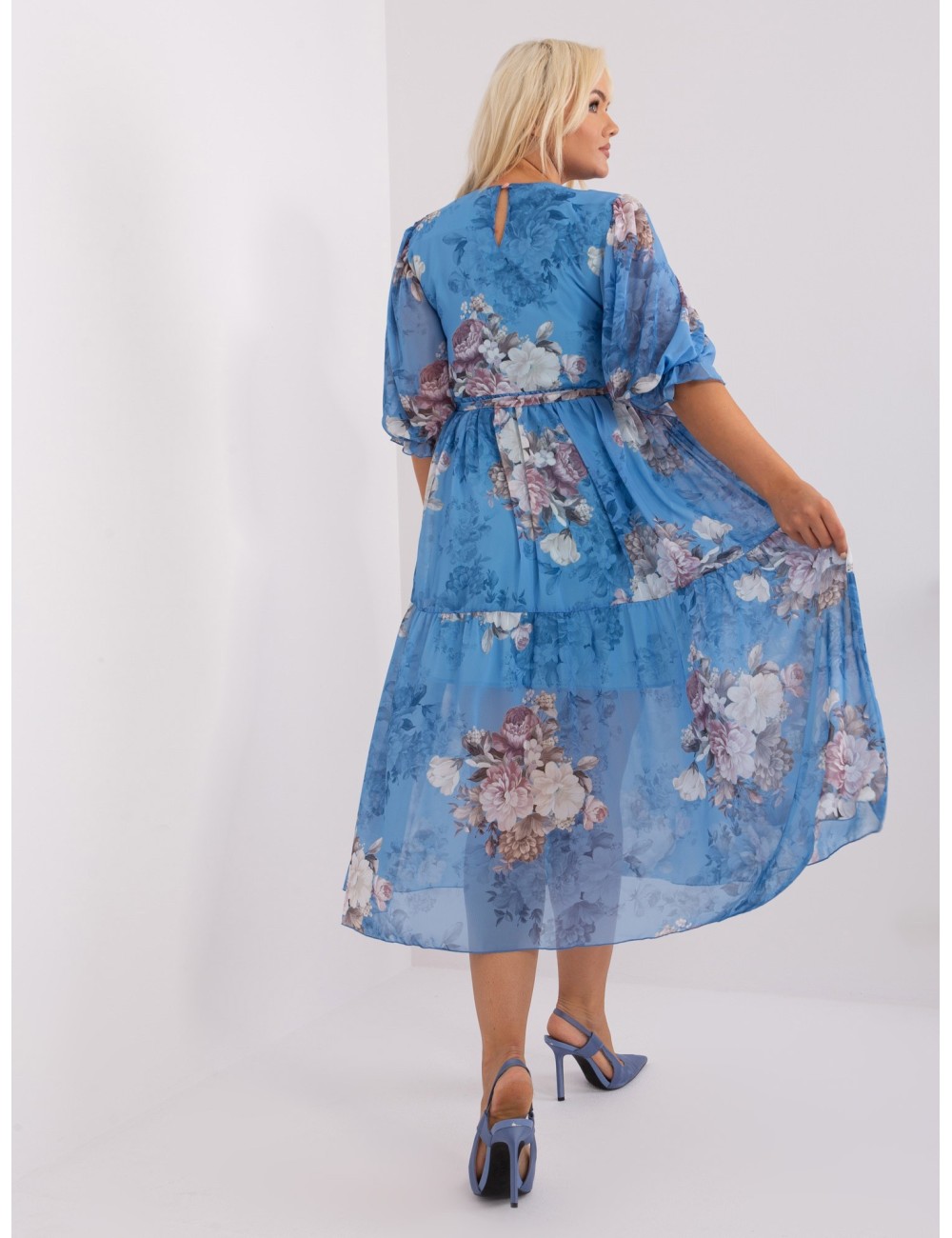 Sukienka plus size we wzory