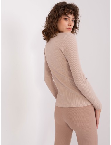Damska bluzka basic z długim rękawem BASIC FEEL GOOD