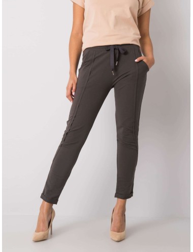 Khaki damskie spodnie dresowe