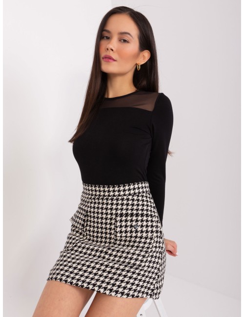 Bluzka longsleeve z wiskozy BASIC FEEL GOOD