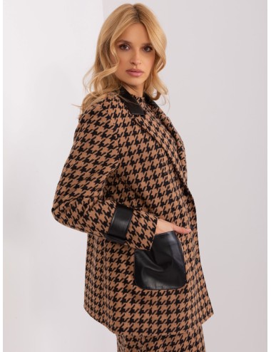 Marynarka-LK-MA-509511.99-biało-czarny