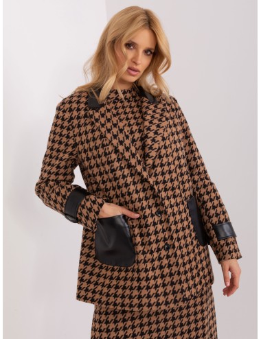 Marynarka-LK-MA-509511.99-biało-czarny