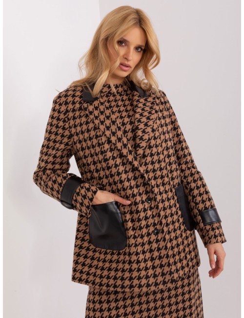 Marynarka-LK-MA-509511.99-biało-czarny